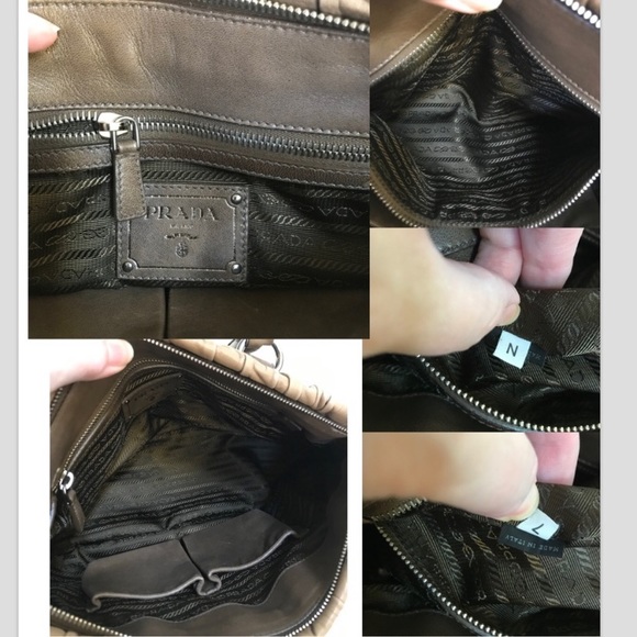 Prada Gaufre brown medium nappa bag 👜 - Picture 5 of 8